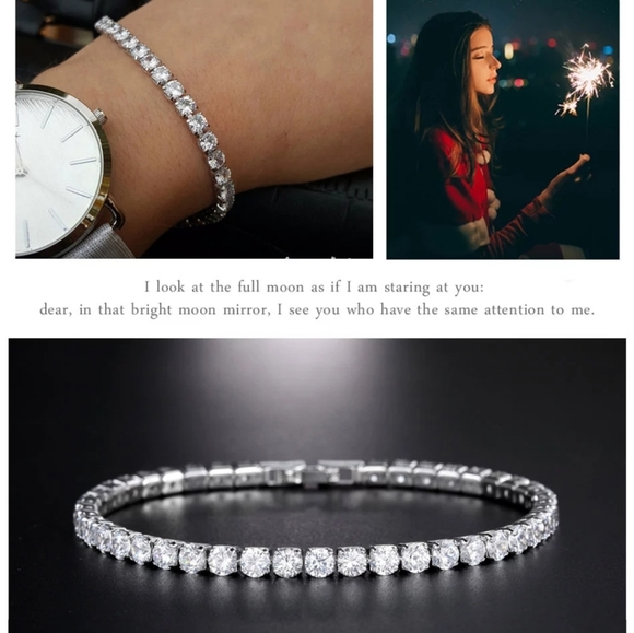 Crystal Tennis Bracelet - Picture 4 of 5